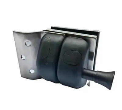 Como faço para medir a porta de vidro para escolher a trava magnética correta?