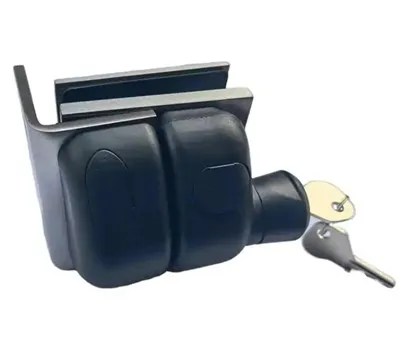 Trava de vidro de aço inoxidável para poste quadrado